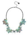 BETSEY JOHNSON SPIDER WEB FRONTAL NECKLACE