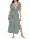 Elan Maxi Cover-up In Olive