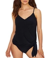 Magicsuit Alex Side Tie Tankini Top Bottoms Women's Swimsuit In Black