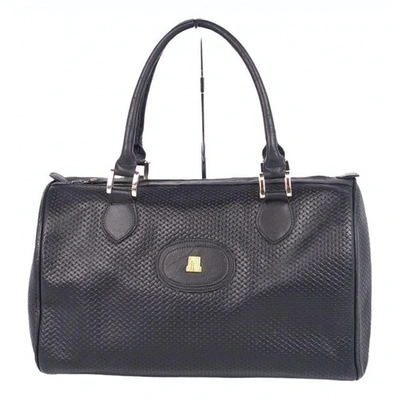 Pre-owned Lanvin Black Leather Handbag