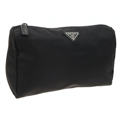 Pre-owned Prada Black Cloth Purses, Wallet & Cases