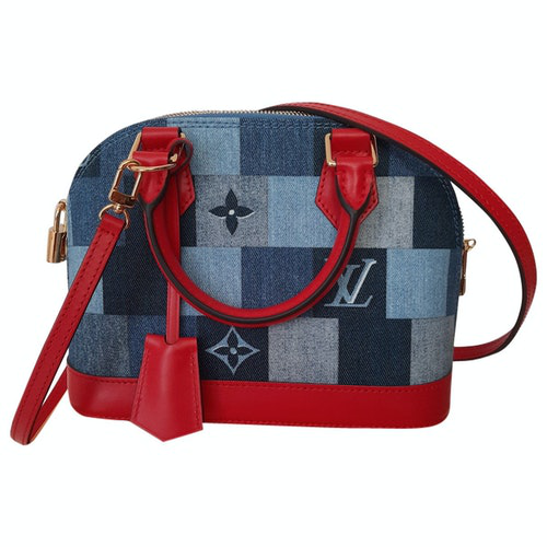 Pre-Owned Louis Vuitton Alma Bb Multicolour Denim - Jeans Handbag | ModeSens