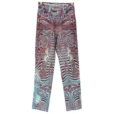 Pre-owned Jean Paul Gaultier Multicolour Cotton - Elasthane Jeans