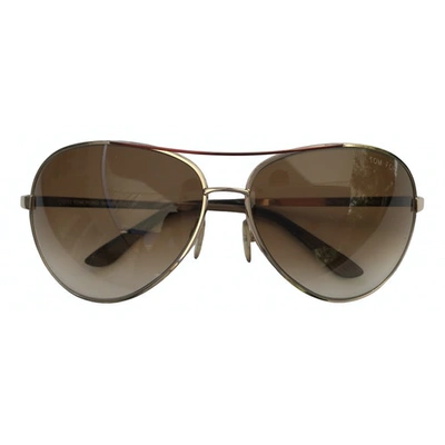 Pre-owned Tom Ford Gold Metal Sunglasses