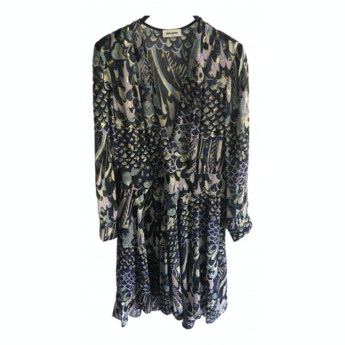 Pre-Owned Zadig & Voltaire Spring Summer 2019 Multicolour Silk Dress ...