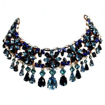 Pre-owned Shourouk Crystal Necklace