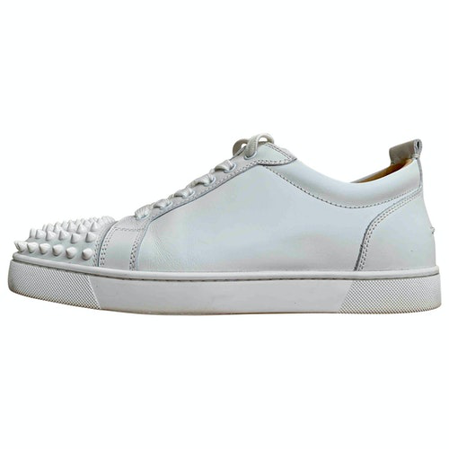 louboutin louis junior white