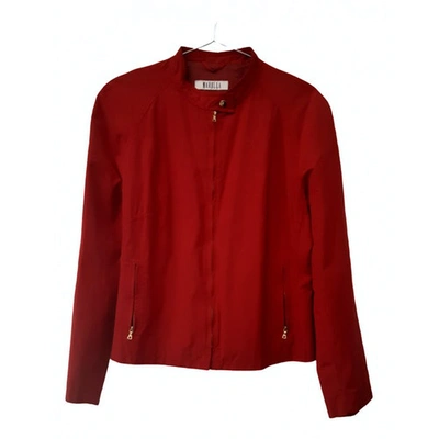 Pre-owned Marella Red Cotton Jacket