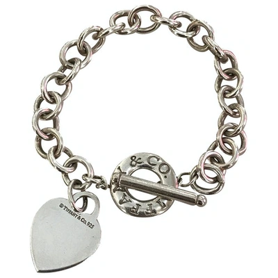 Pre-owned Tiffany & Co Return To Tiffany Silver Silver Bracelet