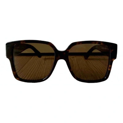 Pre-owned Saint Laurent Brown Sunglasses