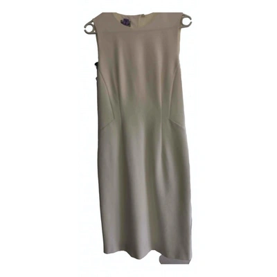 Pre-owned Philosophy Di Alberta Ferretti Ecru Dress