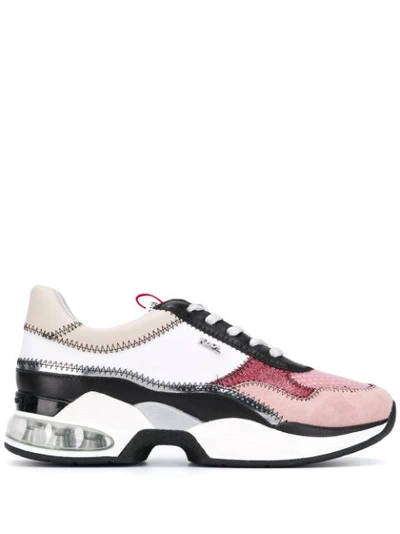 Karl Lagerfeld Ventura Lazare Stitch Mix Trainers In Pink