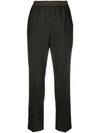 AGNONA HIGH-RISE TAILORED TROUSERS