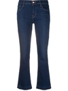 J BRAND HIGH RISE CROPPED JEANS