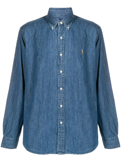 Polo Ralph Lauren Blue Denim Button-down Shirt