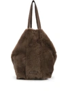 BRUNELLO CUCINELLI FAUX FUR TOTE BAG