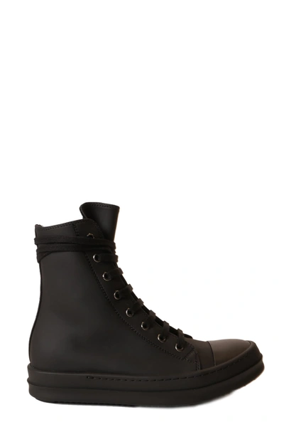 Drkshdw Lace-up Sneakers In Nero/nero