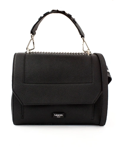 Lancel Bag In Grained Leather In Black
