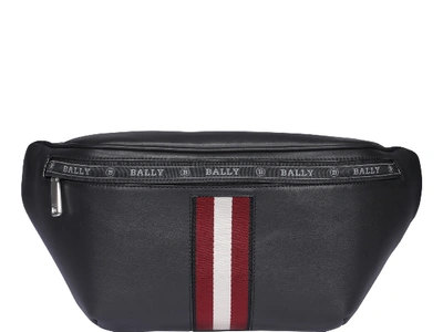 Bally Hakab Leather Belt Bag In Black