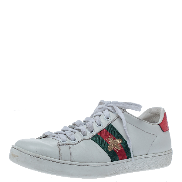 gucci ace embroidered bee
