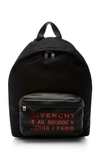 GIVENCHY EMBROIDERED TEXTURED-LEATHER AND NYLON BACKPACK,714380