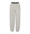 ALEXANDER WANG LOGO TAPE SWEATPANTS,15657631