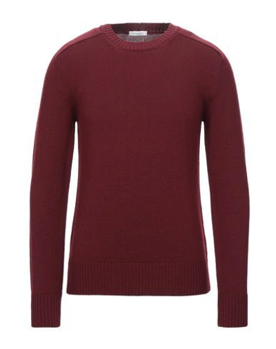Paolo Pecora Sweaters In Maroon