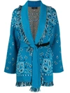 ALANUI CASHMERE BANDANA JACQUARD CARDIGAN