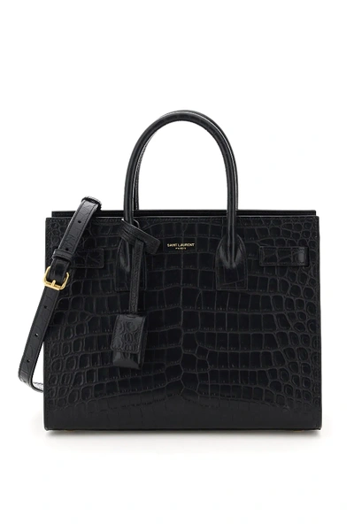 Saint Laurent Sac De Jour Baby Handbag In Black