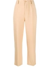FORTE FORTE HIGH WAISTED STRAIGHT LEG TROUSERS