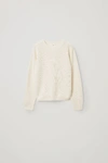 COS RIBBED PAPER SWEATER,0909226002004