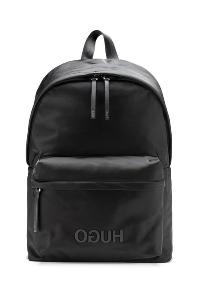 【関税込み】Hugo バックパック HUGO BOSS (ヒューゴボス) モノグラムプリント キャリーハンドル