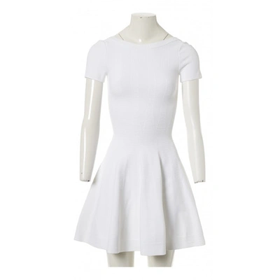 Pre-owned Alaïa White Dress
