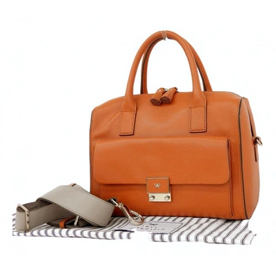 Pre-owned Anya Hindmarch Orange Leather Handbag