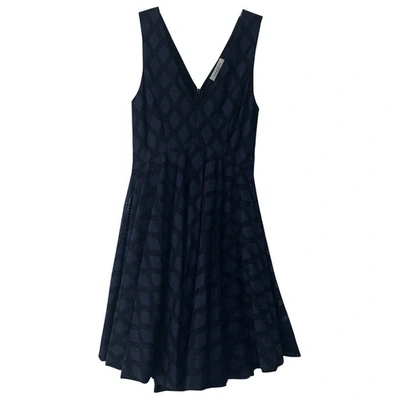 Pre-owned Sandro Blue Lace Dress
