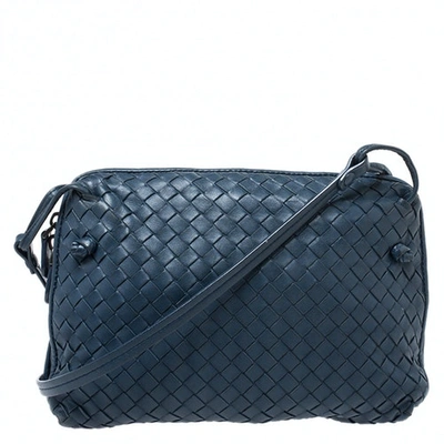 Pre-owned Bottega Veneta Nodini Blue Leather Handbag