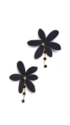 MARNI FABRIC AND METAL EARRINGS