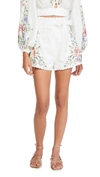 ZIMMERMANN Juliette Cross Stitch Shorts