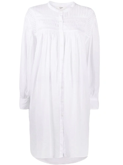 Isabel Marant Étoile Plana Oversized Shirt Dress In White