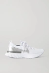 Nike Women's React Infinity Run Flyknit Low Top Running Sneakers In White