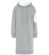 MONCLER COTTON-BLEND JERSEY SWEATER DRESS,P00486175