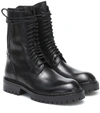 ANN DEMEULEMEESTER LEATHER ANKLE BOOTS,P00486525