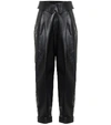 PROENZA SCHOULER CROPPED LEATHER PANTS,P00491635