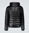 DOLCE & GABBANA SHINY DOWN JACKET WITH PLAQUE,P00464606