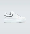 Alexander Mcqueen White Sneakers With Logo Lettering On The Rear And Oversize Sole In Leather Man In White