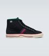 GUCCI TENNIS 1977 HIGH-TOP SNEAKERS,P00491541