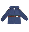 GUCCI HOODED RAIN JACKET,P00498811