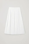 COS COTTON LONG PLEATED SKIRT,0906920002007