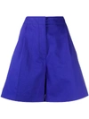 Marni A-line Bermuda Shorts In Blue