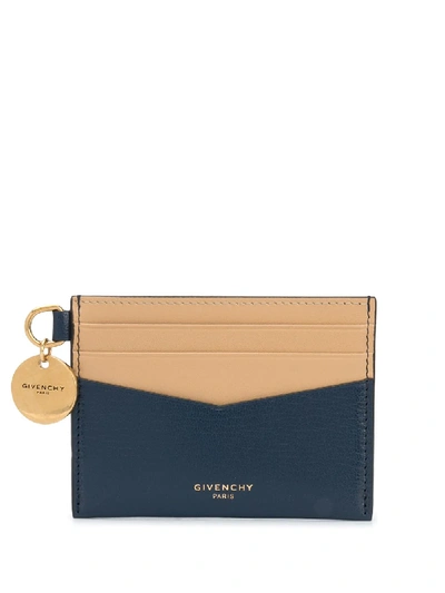 Givenchy "edge" Card Holder In Blue